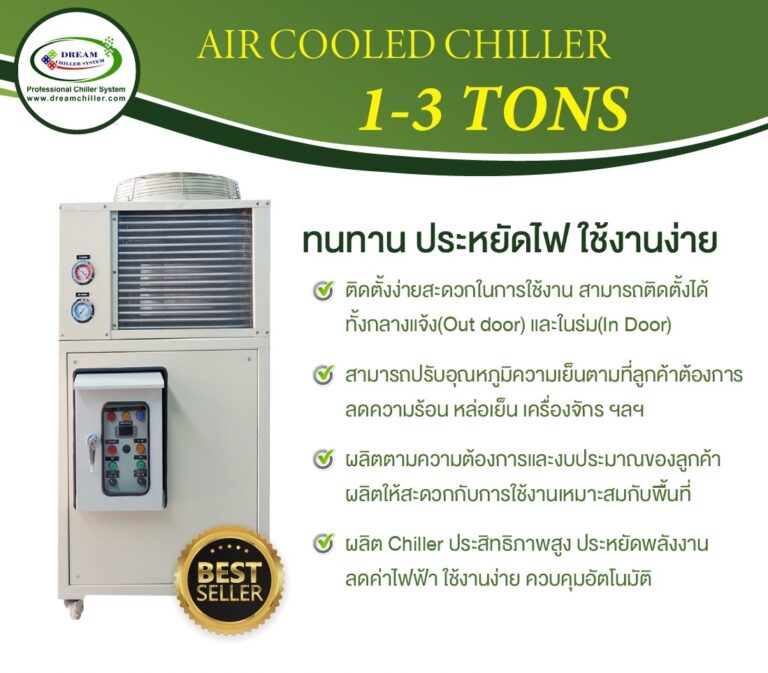 AIR COOLED CHILLER 1 – 3 TONS